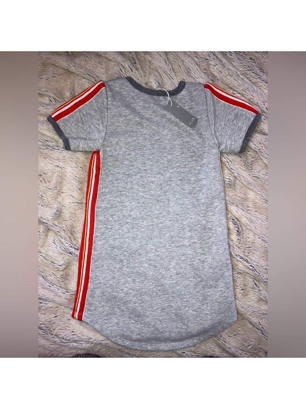 🔥NEW🔥 Nordstrom Miki Miette 4T Short Sleeve stripe Jersey Sweater Dress NWT - Picture 5 of 8